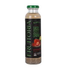 Fruitoria Basil Seed Drink Strawberry 300 Ml
