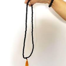 Magizh Handicrafts Original Karungali Ebony Wood Yoga Mala