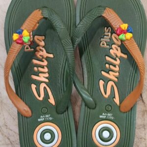 Slippers For Women Colour Green Size 8