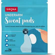 Sirona Underarm Sweat Pads Pack Of 12