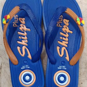 Women Slipper Colour Blue Size 7