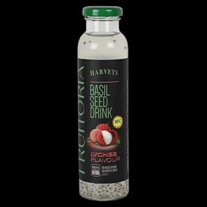 Fruitoria Basil Lychee Juice Seed Drink Lychee 300 Ml