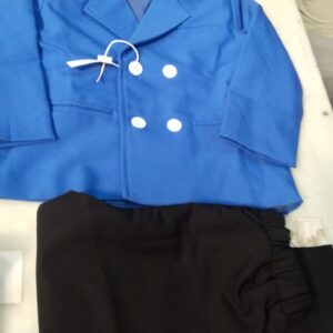 Hopscotch Blue Jacket With Black Formal Pant For Kids Size 1 To 2 Year