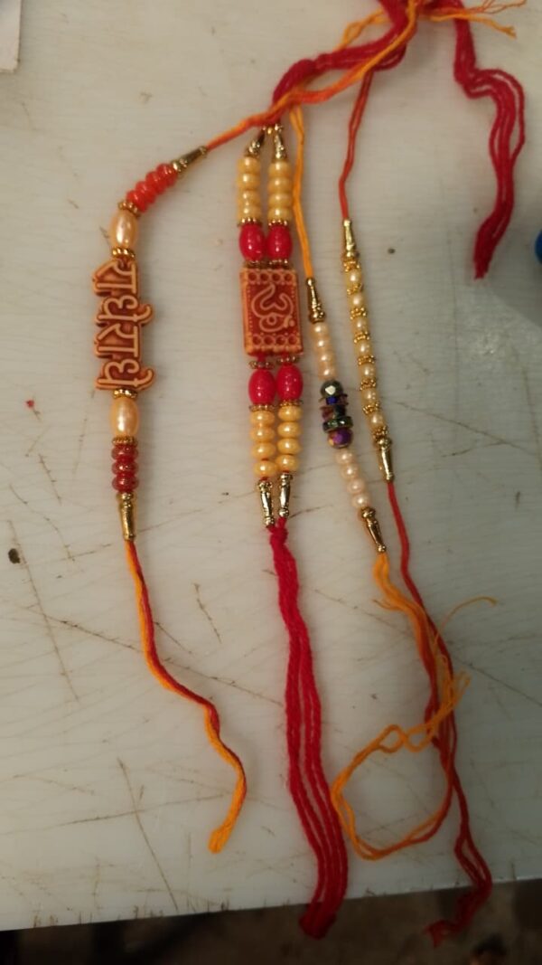 Multicolour Rakhi For Brother Pack Of 4