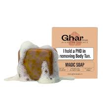 Ghar Soaps Sandalwood And Saffron Bath Soap 100Gm