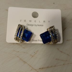Blue Colour Earrings For Women