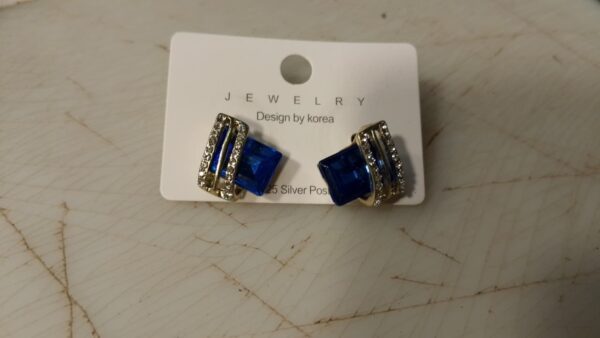 Blue Colour Earrings For Women