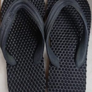 Gulshan Men Flip Flops Black Color Size 7