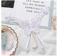 White Color Lace And Beard Women Panty Size S