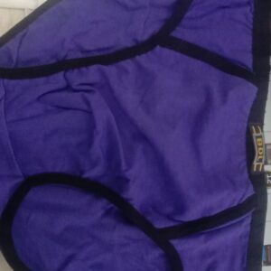 Purple Color Cotton Briefs For Men Size M