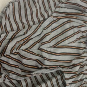 Grey Striped Briefs For Men Size M