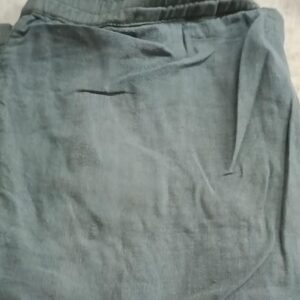 Men Track Pant Color Green Size S