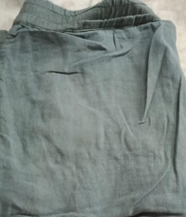 Men Track Pant Color Green Size S