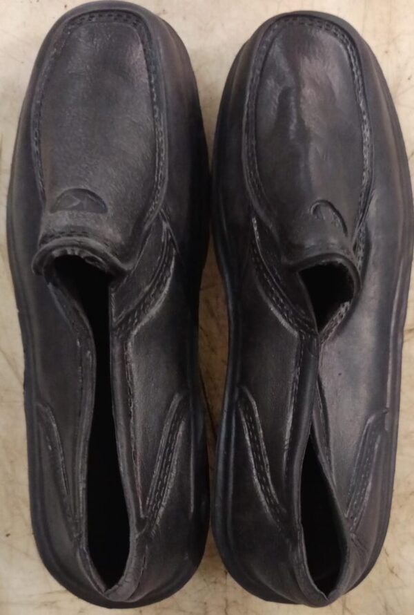 Rubber Formal Shoe For Men Color Black Size 8