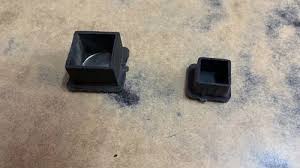 Furniture Square Pipe End Cap Bush 8Pcs