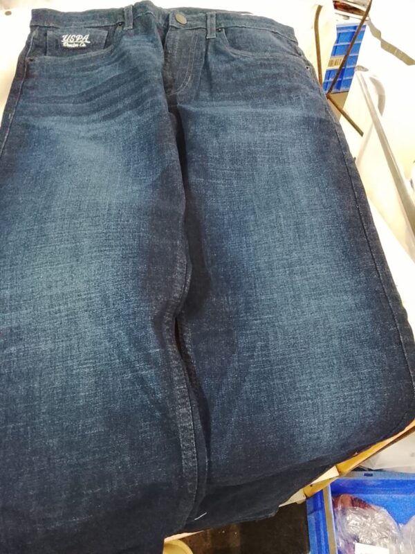 Men Blue Straight Jean Size 32