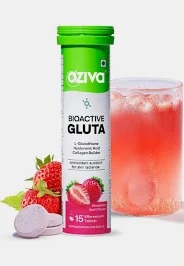 Oziva Bioactive Gluta Strawberry Flavour 15 Tablets