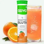 Oziva Bioactive Gluta Orange Flavour 15 Tablets