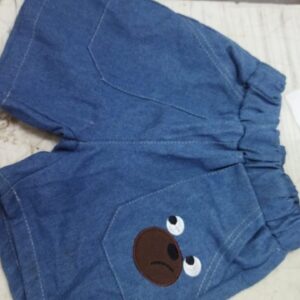 Blue Color Kids Boys Jean Shorts Size 2Y