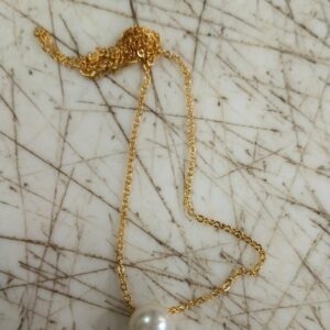 Women Golden Colour Gol Moti Necklace Chain