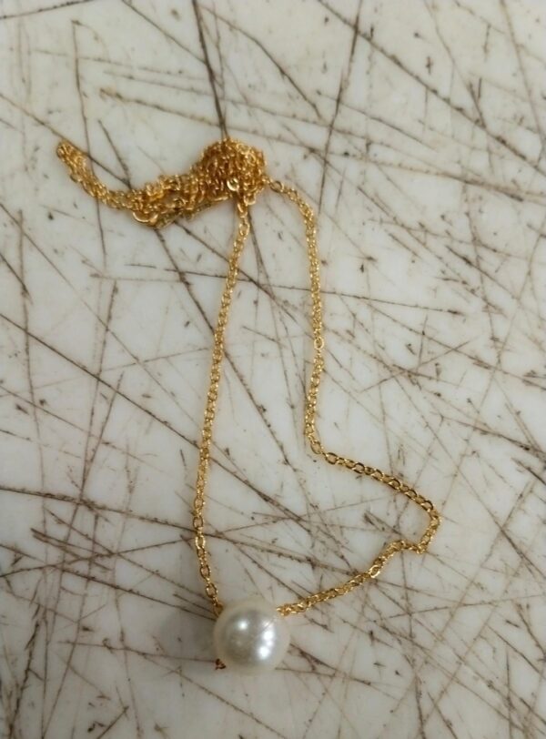Women Golden Colour Gol Moti Necklace Chain