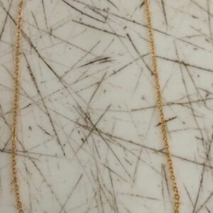 Women Golden Colour 6 Moti Necklace Chain