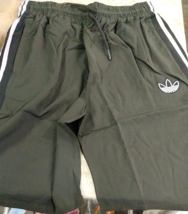 Adidas Men Green And White Colour Capri Size 3Xl
