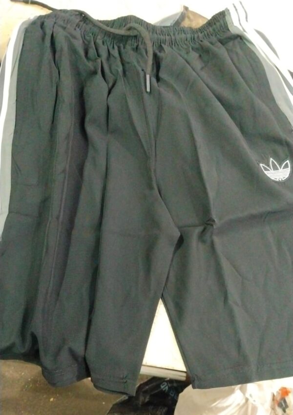 Adidas Men Black And White Colour Capri Size 5Xl