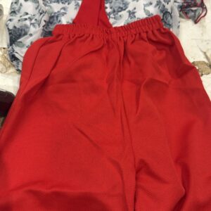 Kids Girl Red And Grey Color Dress Set Size 28