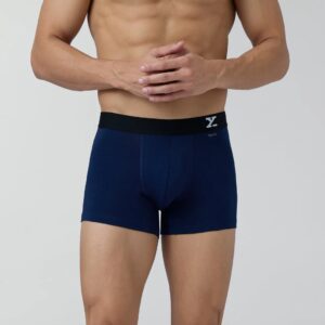 Xyxx Intellifresh Cotton Stretch Trunks Midnight Blue Size M