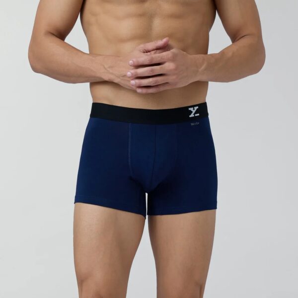 Xyxx Intellifresh Cotton Stretch Trunks Midnight Blue Size M