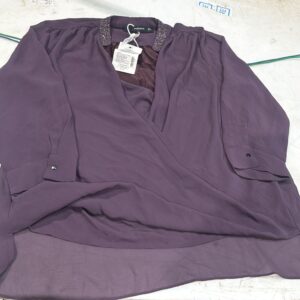 Madame Textile Top Purple Color For Women Size L