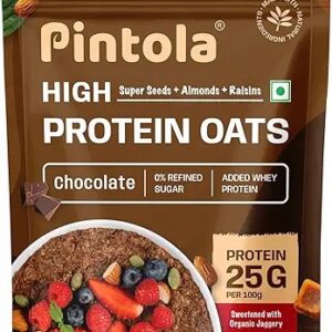 Pintola 25G High Protein Oats 1Kg Dark ChocolateNo Refined Sugar