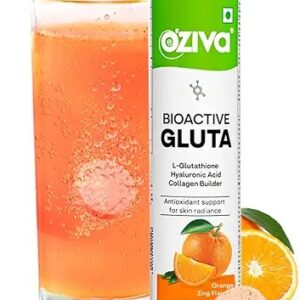 Oziva Bioactive Glutathione Tablets For Radiant Skin 15 Effervescent Tablets