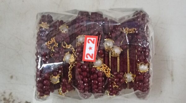 Reddix Plastic Latkan Bangles Stylish Bangles For WomenMaroon 2Point2