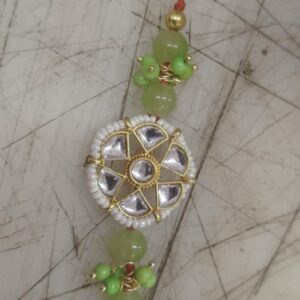 White And Green Rakhi