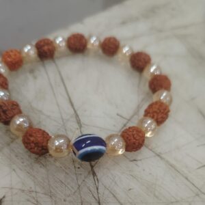 Rudraksha Blue Eye Bracelet