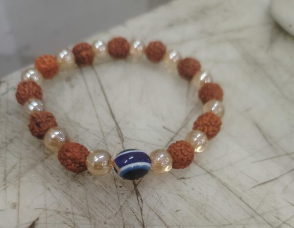Rudraksha Blue Eye Bracelet