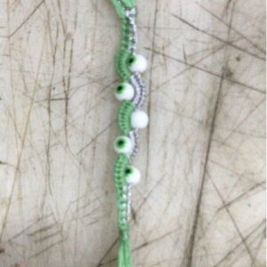 Green And White Rakhi
