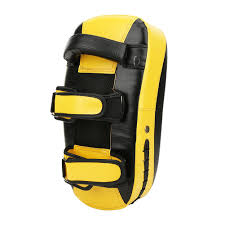 Boxing Pads Hand Target Kick Boxing Pad Sanda Practice Equipment Adults Teenagers Yellow