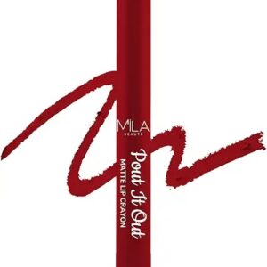 Mila Beaute Pout It Out Matte Lip Crayon Maleficent 103 1Point25G