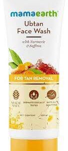 Ubtan Natural Glow Face Wash With Turmeric Saffron For Tan Removal 150 Ml