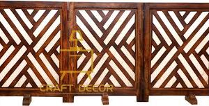 Wooden Pet Gate With Stand Pet Fence Door Baby Safety GateGate For Stairs L Gate Brown