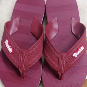 Dixilite Mens Super Flexible Slippers Red Color Size 5