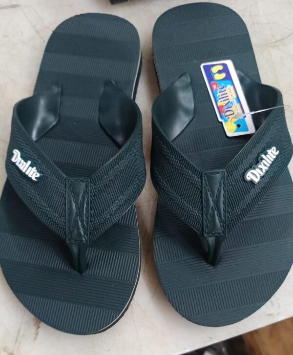 Dixilite Mens Super Flexible Slippers Mehandi Color Size 3