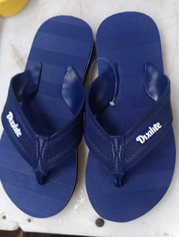 Dixilite Mens Super Flexible Slippers Blue Color Size 2