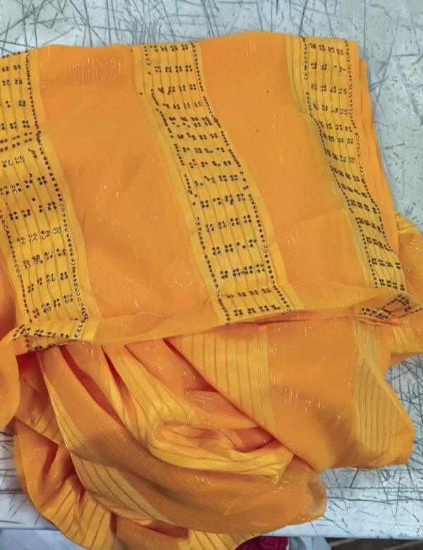 Women Yellow Designing Saree