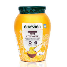 Anveshan A2 Bilona Churned Desi Cow Ghee 1 Litre