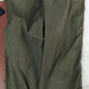 Solid Men Green Cotton Lower Regular Fit Size S