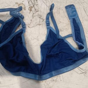Women New English Print Bra Pack Blue Size 32